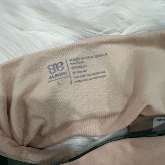 Albion Green Checkered High Waist Bikini Set M & L - Picture 12 of 14